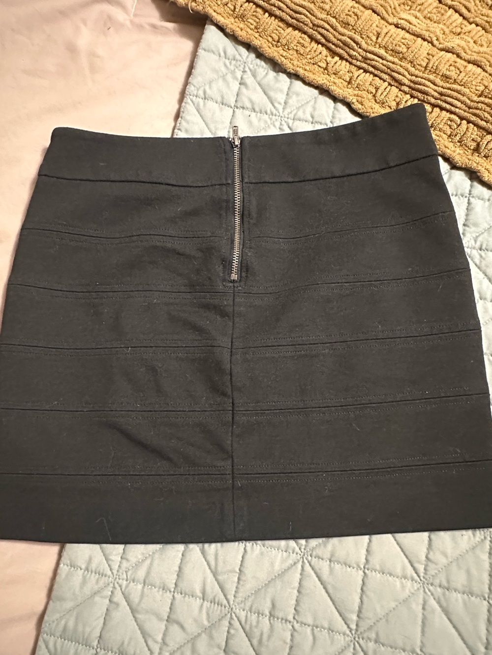 Structured Panel Mini Skirt - Picture 2 of 3